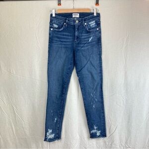 AGOLDE Sophie Distressed Skinny Jeans Paradox 26